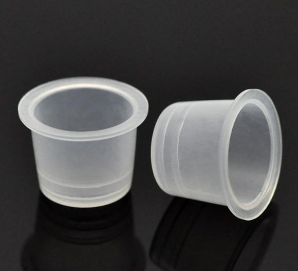 Tattoo Ink Cups Caps Usiriy 300Pcs Tattoo Ink Caps with Base Tattoo Cups  for Tattoo Ink